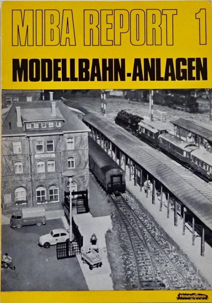 MIBA REPORT 1, Overige merken, Gelijkstroom of Wisselstroom, Zo goed als nieuw, Boek, Tijdschrift of Catalogus