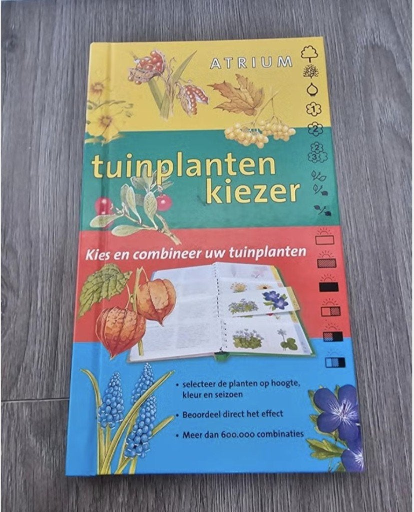 Atrium Tuinplanten Kiezer - Kies en combineer uw tuinplanten, Boeken, Ophalen of Verzenden, Zo goed als nieuw, Tuinieren en Tuinplanten