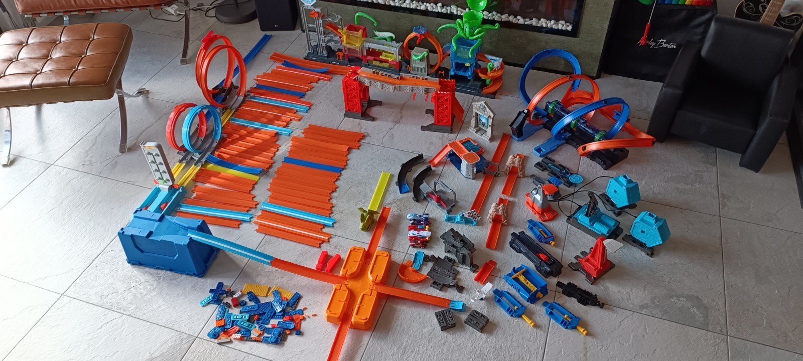 Grote Hot Wheels Collectie: Racebanen & Speelsets, Ophalen, Gebruikt