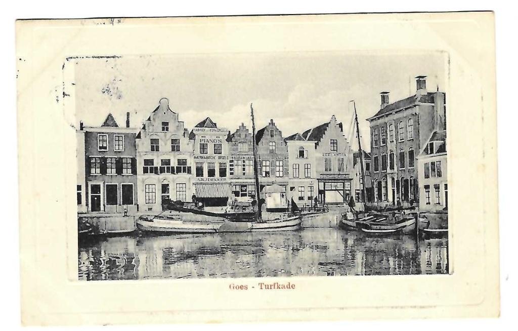 Goes - Turfkade, Verzenden, Voor 1920, Gelopen, Zeeland
