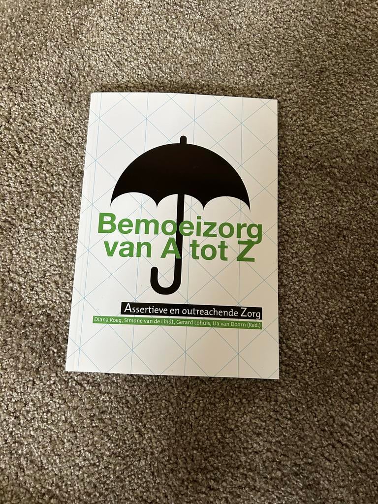 Boek: Bemoeizorg van A tot Z - Assertieve en outreachende Zo, Ophalen of Verzenden, Zo goed als nieuw