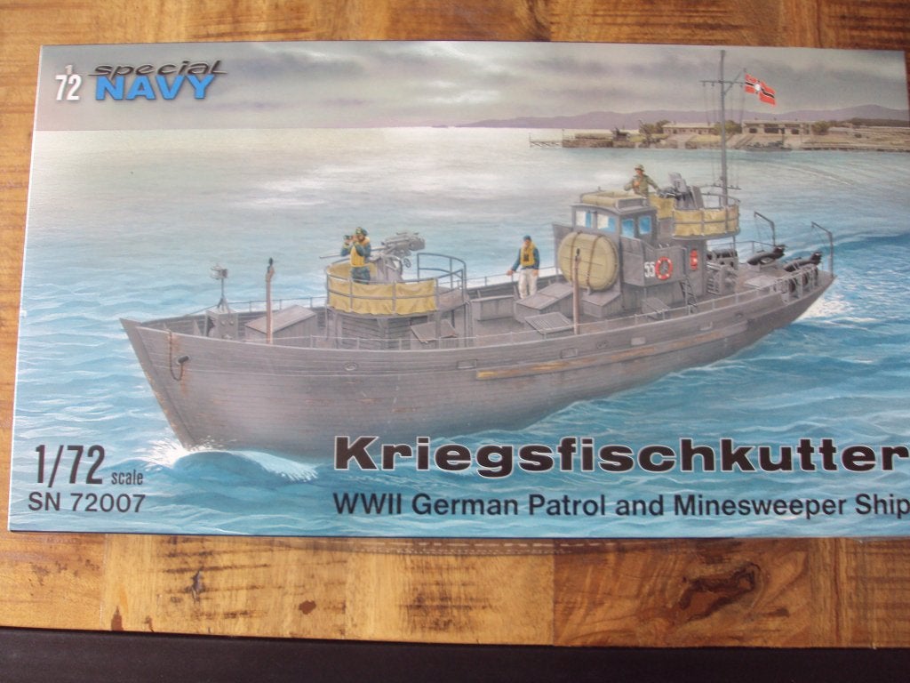Special Navy Kriegsfischkutter 1/72, Hobby en Vrije tijd, Modelbouw | Boten en Schepen, Ophalen of Verzenden, 1:50 tot 1:200