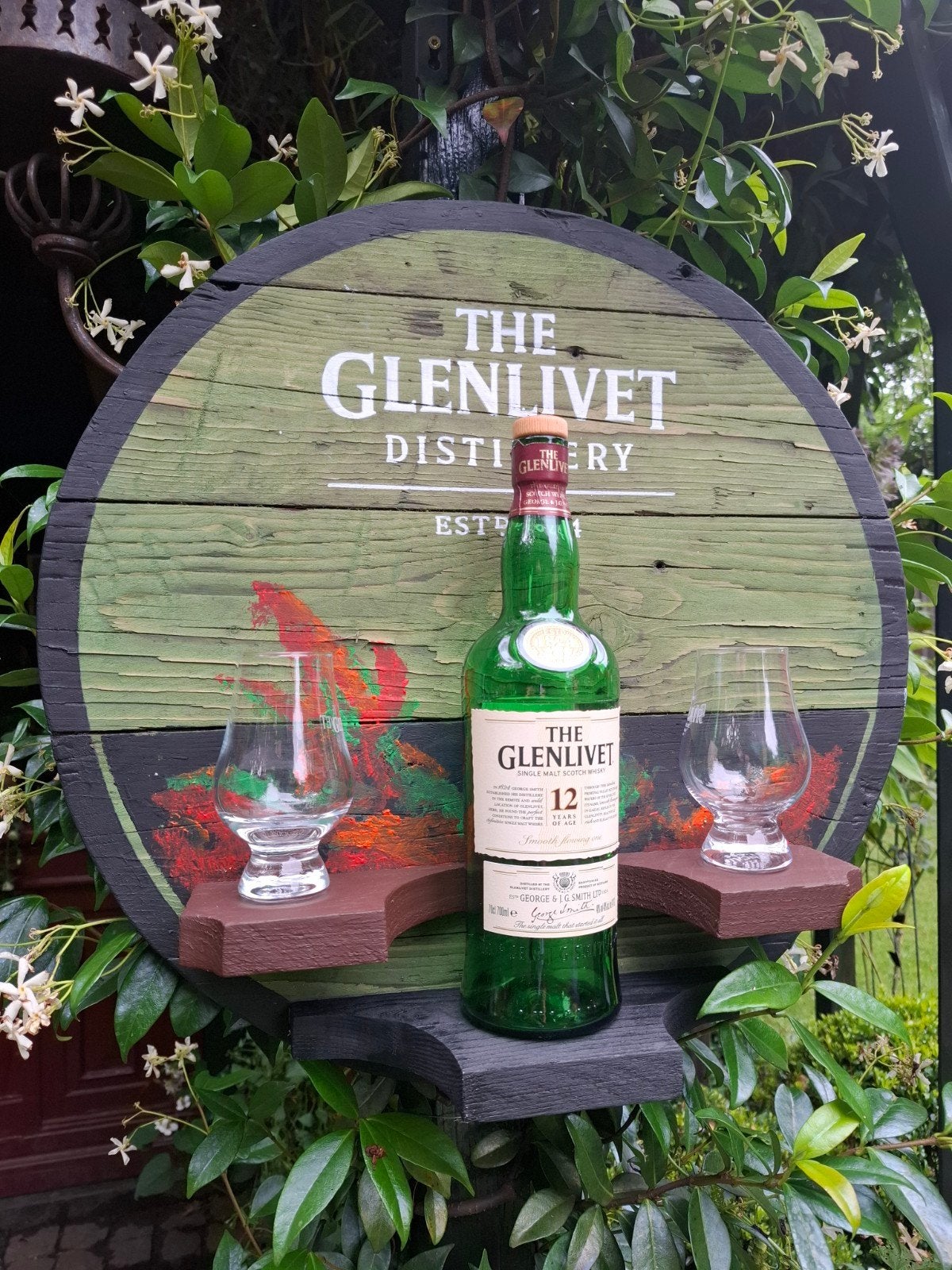 Bar mancave whisky wand decoratie the glenlivet, Verzamelen, Ophalen of Verzenden, Reclamebord, Plaat of Schild