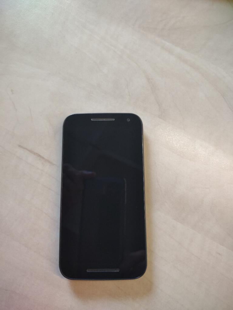 Motorola Moto G3, 8GB, zwart, in OVP met USB kabel & oplader, Gebruikt, Zwart, Ophalen of Verzenden, Klassiek of Candybar