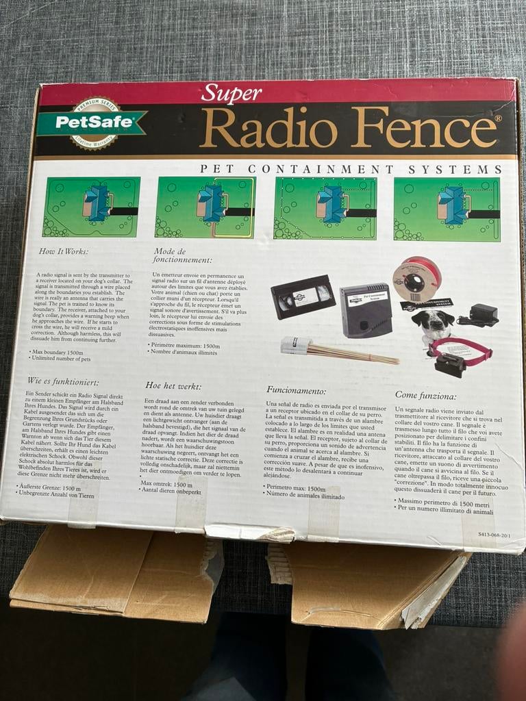 Radio Fence voor tuinafzetting, Dieren en Toebehoren, Ophalen, Nieuw