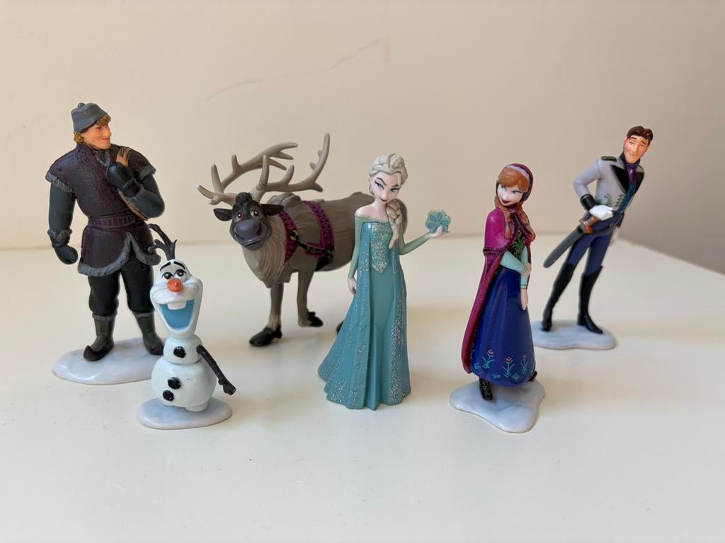 Disney Frozen mini figuren set, Ophalen of Verzenden, Zo goed als nieuw
