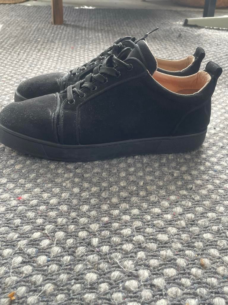 Louboutin maat 43, Ophalen, Gedragen, Zwart, Sneakers of Gympen