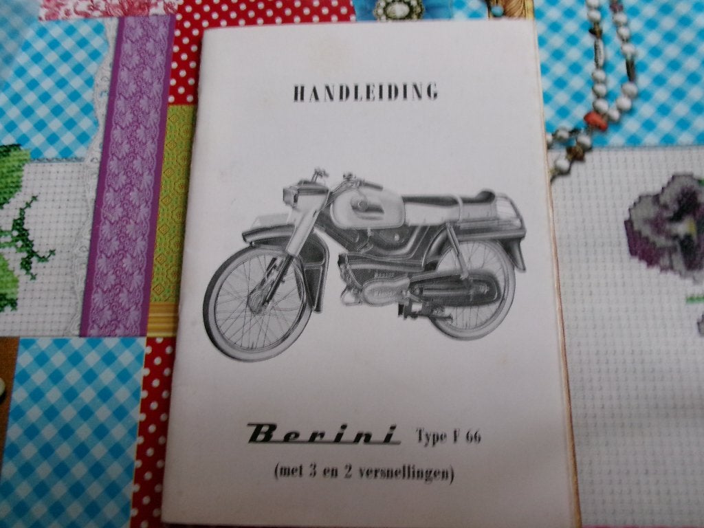 Berini Type F 66 handleiding, Ophalen of Verzenden, Nieuw