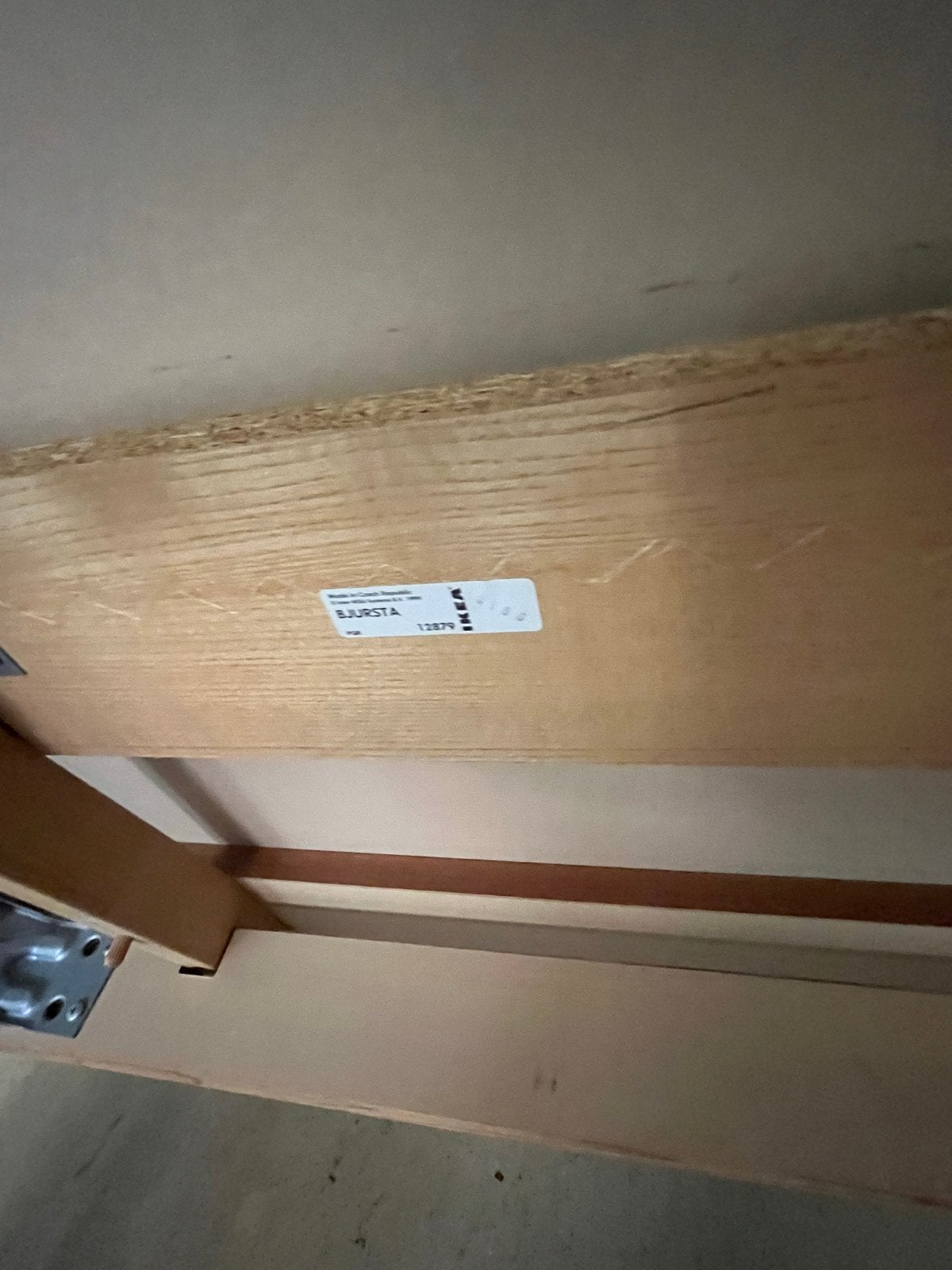 GRATIS: IKEA BJURSTA uitschuifbare eettafel, bruin, Ophalen, Gebruikt, 100 tot 150 cm, 50 tot 100 cm