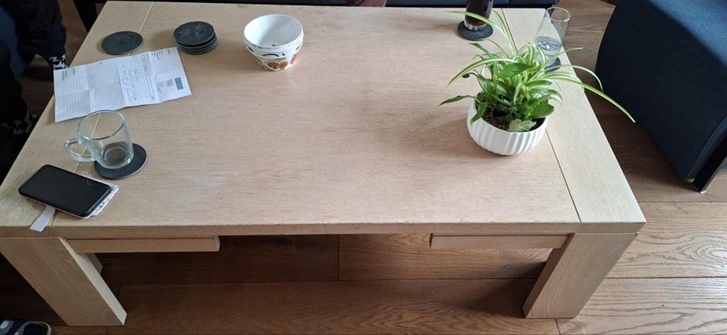 Salon tafel, Huis en Inrichting, Tafels | Salontafels, Ophalen, 100 tot 150 cm, 50 tot 100 cm, Minder dan 50 cm