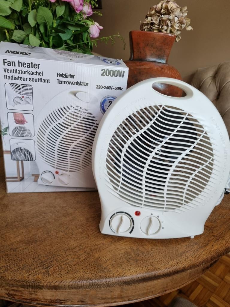 MOOZ Ventilatorkachel 2000W - Nieuw in doos, Ophalen, 30 tot 80 cm, Minder dan 60 cm, Kachel