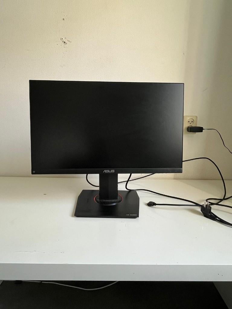 ASUS TUF Gaming VG249Q Monitor – 23,8" – 144Hz, Computers en Software, Monitoren, Gebruikt, 101 t/m 150 Hz, VGA, Gaming, Ingebouwde speakers