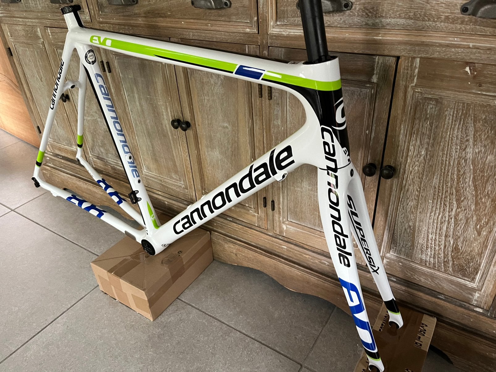 Cannondale Supersix Evo Team Editie, Fietsen en Brommers, Fietsen | Racefietsen, Carbon, Velgrem, Zo goed als nieuw, 53 tot 57 cm