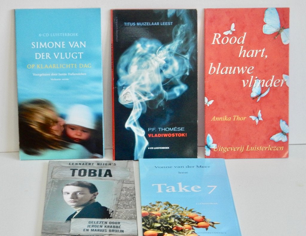 Diverse luisterboeken, Ophalen of Verzenden, Cd, Volwassene