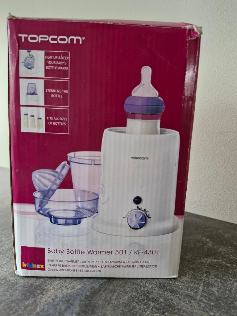 Topcom Flessenwarmer en Sterilisator, Ophalen, Zo goed als nieuw, Flessen- of potjesverwarmer
