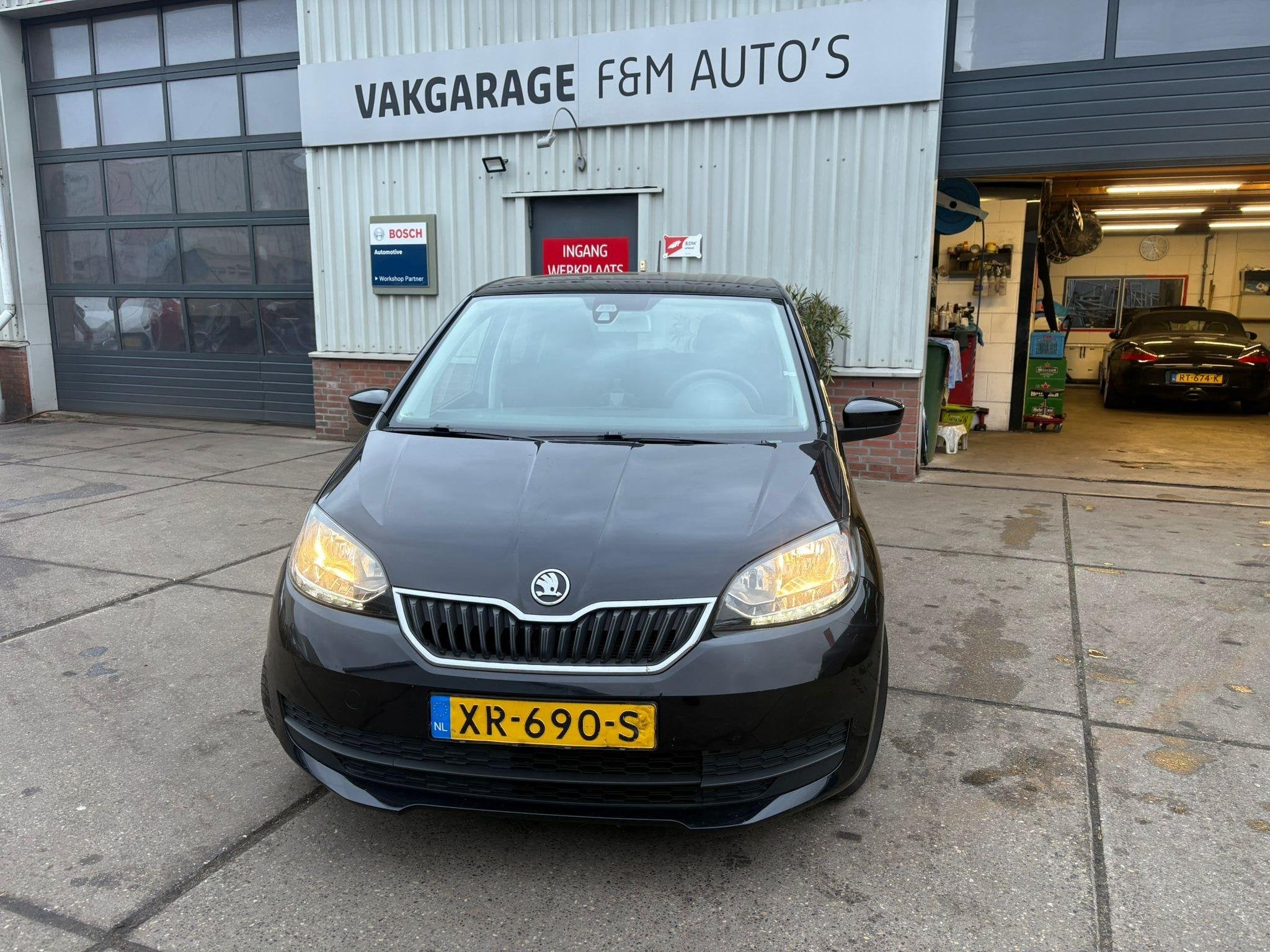 Skoda Citigo 1.0 Greentech Ambition Airco, cruise, Auto's, Voorwielaandrijving, Stof, Gebruikt, Start-stop-systeem