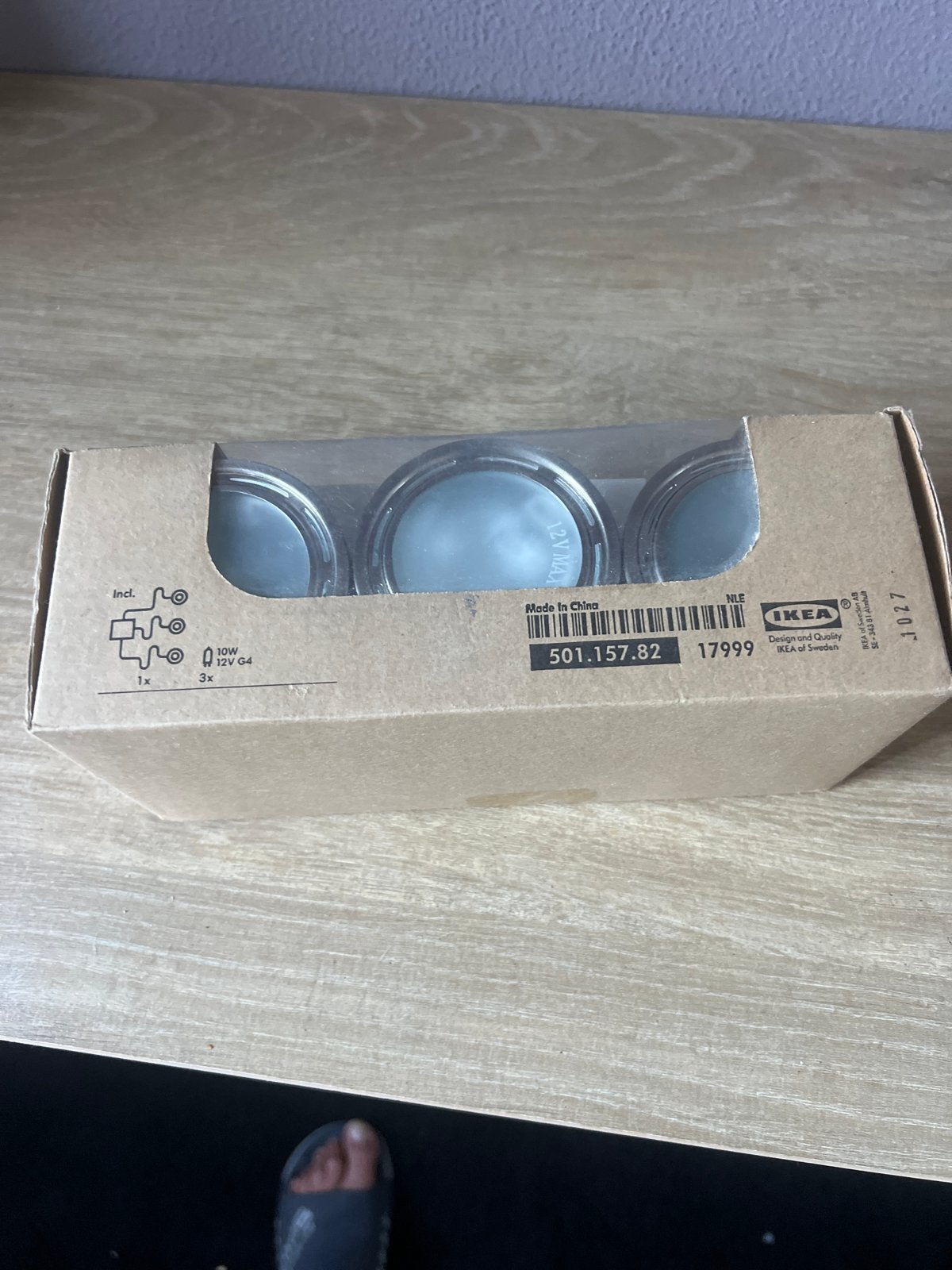 IKEA G4 Halogeenlampen 10W 12V (3 stuks), Ophalen, Nieuw, G4, IKEA