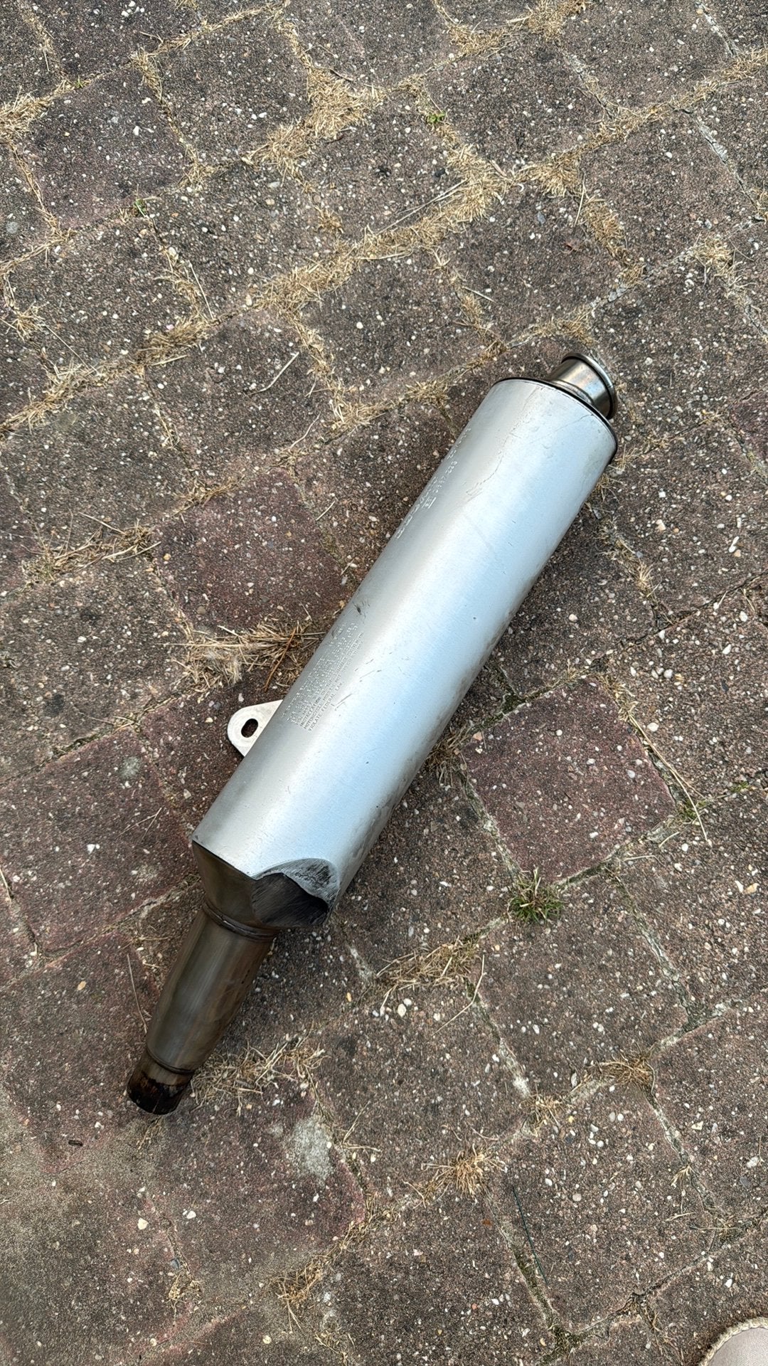 Uitlaat demper Ducati Monster, Motoren, Ophalen of Verzenden, Gebruikt