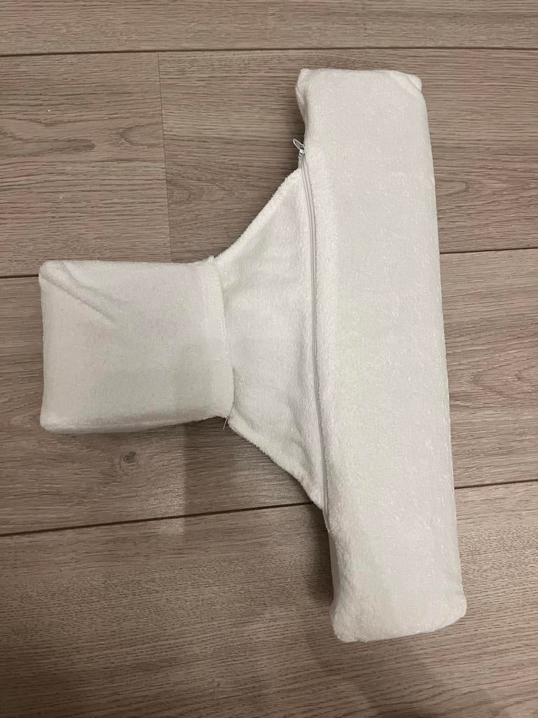 Witte Baby Zijligkussen - Voorkomt Afplatting Hoofdje, Kinderen en Baby's, Ophalen of Verzenden, Gebruikt, Jongetje of Meisje