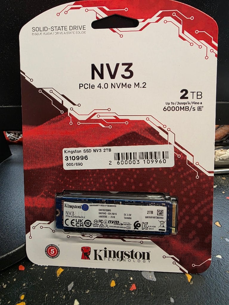 2 Tb Nvme supersnelle SSD, Computers en Software, Intern, Kingston, SSD, Nieuw
