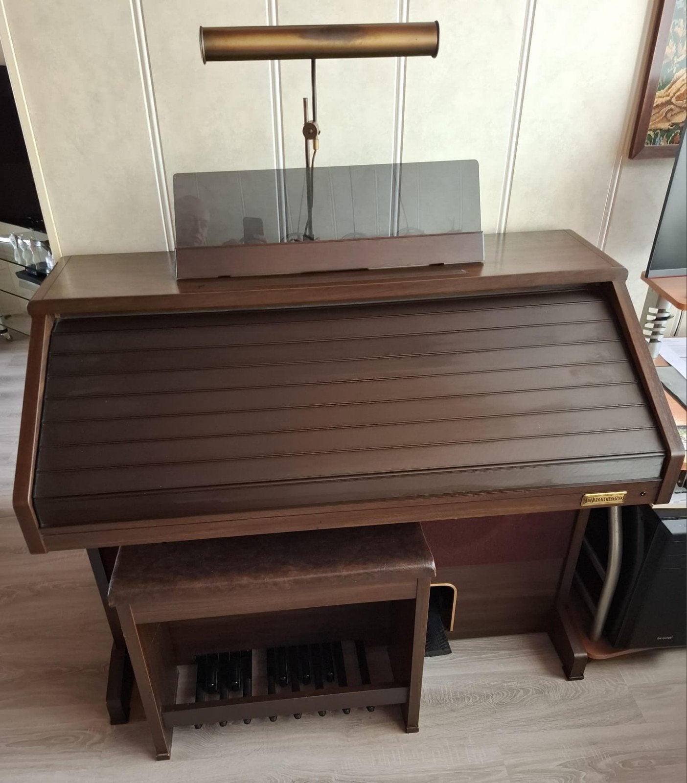 Hammond XT-100 Orgel met 2 klavieren en pedalen, Ophalen