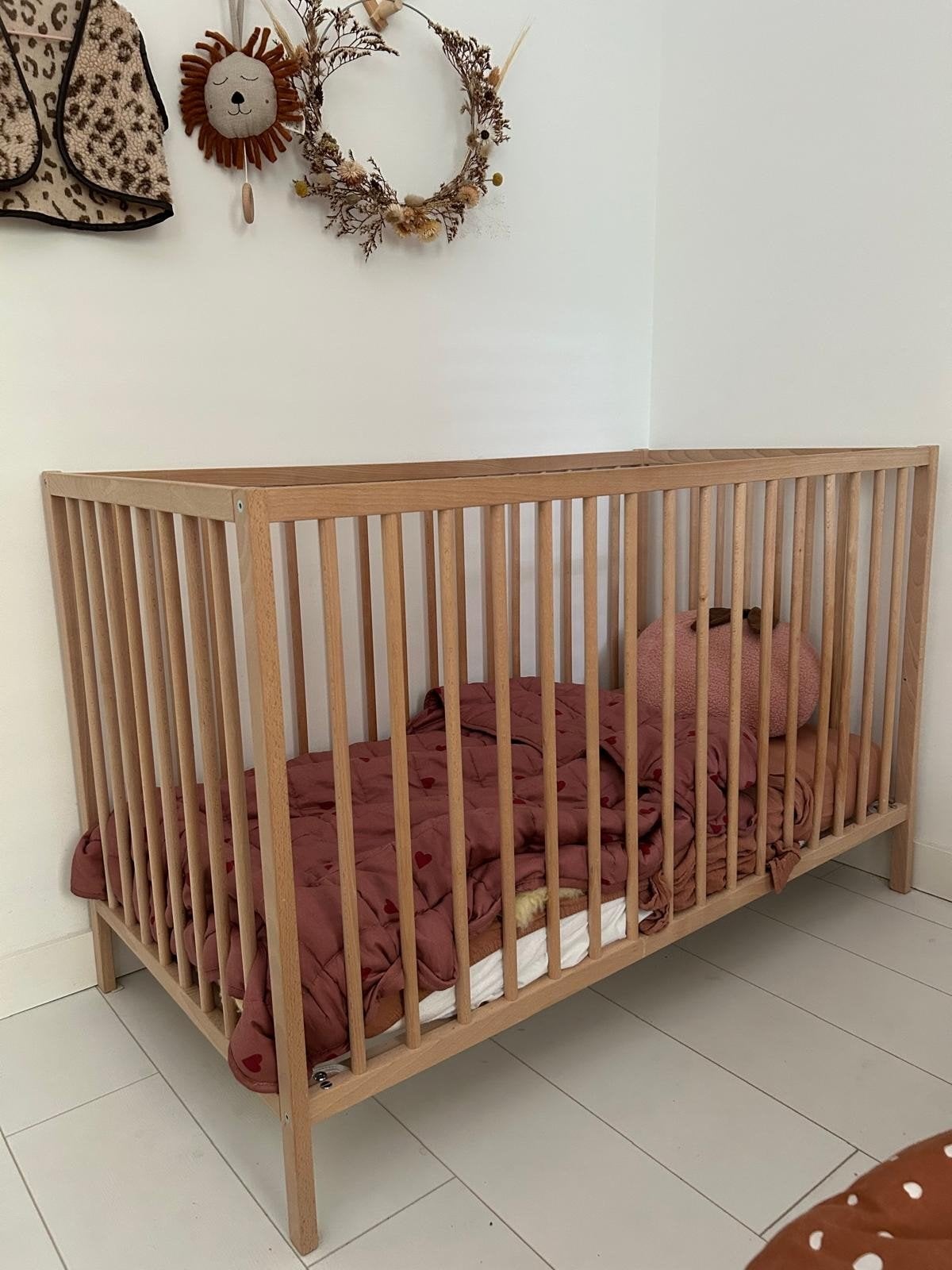 IKEA Gulliver ledikant met matras (60x120 cm), Ophalen, Zo goed als nieuw, Minder dan 140 cm, Matras