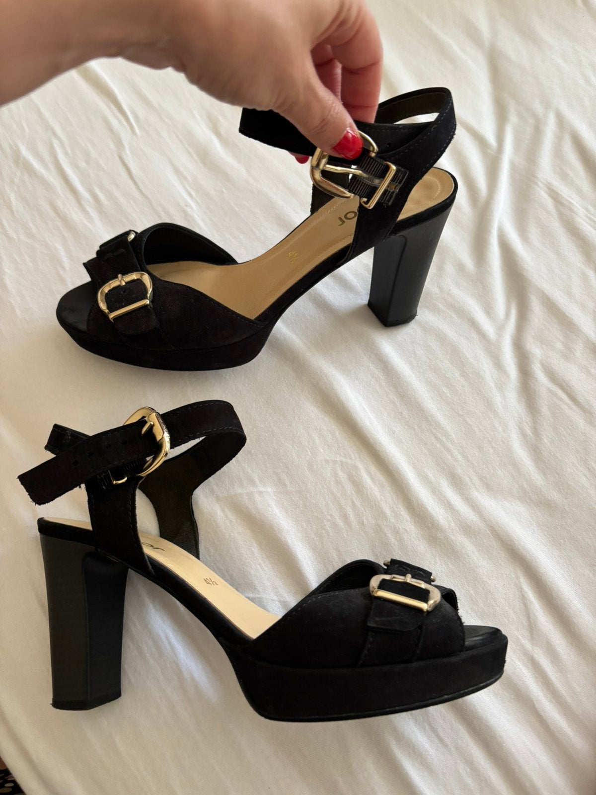 Nieuw zwart leer pumps merk Gabor maat 4,5 37,5, Pumps, Zwart, Nieuw, Ophalen of Verzenden