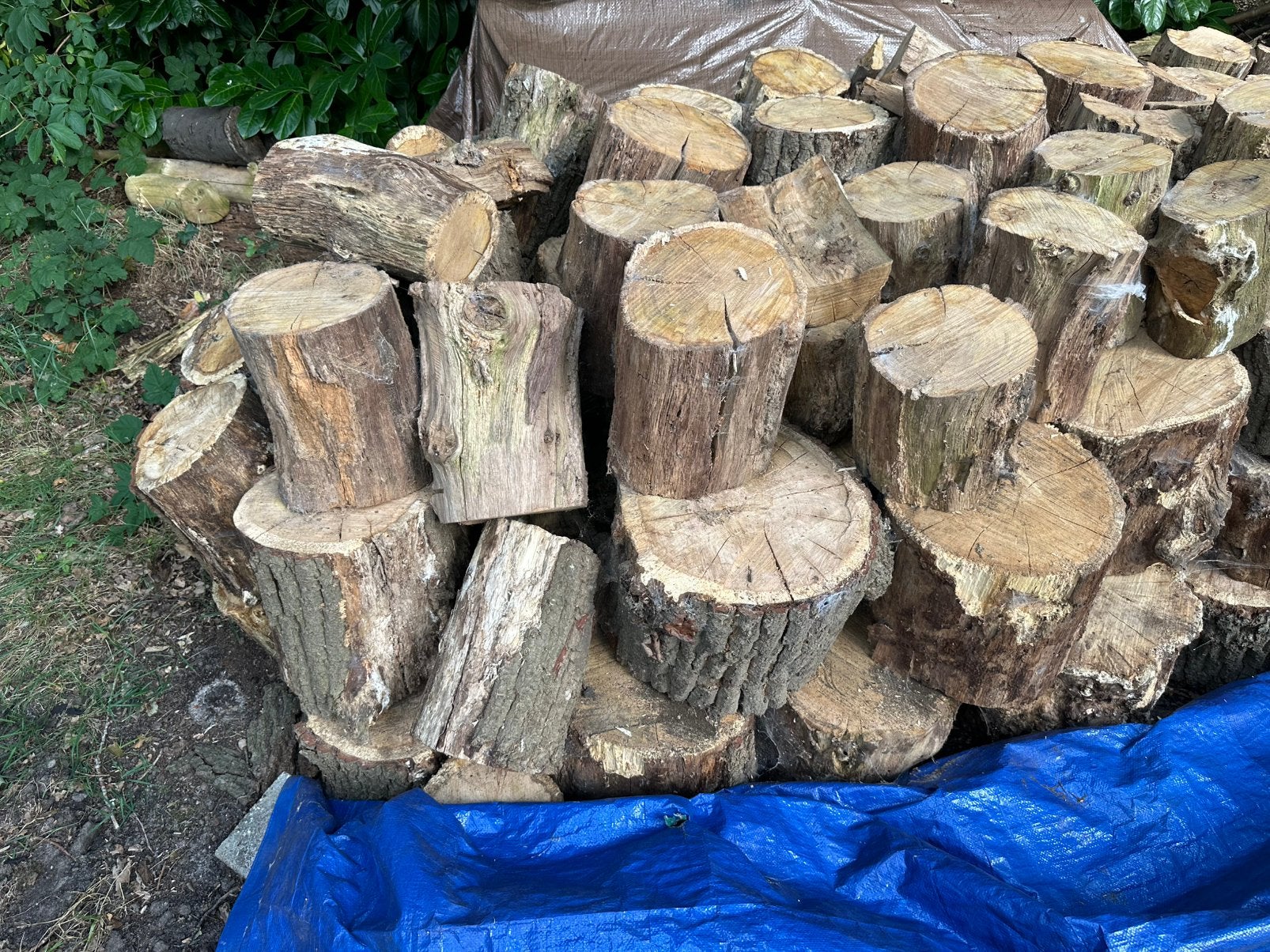 Eiken haardhout, Tuin en Terras, Haardhout, 3 tot 6 m³, Ophalen, Blokken