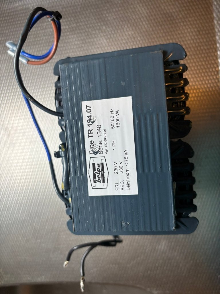Belpa TR194.07 scheidingstransformator 1600W, Ophalen, Zo goed als nieuw