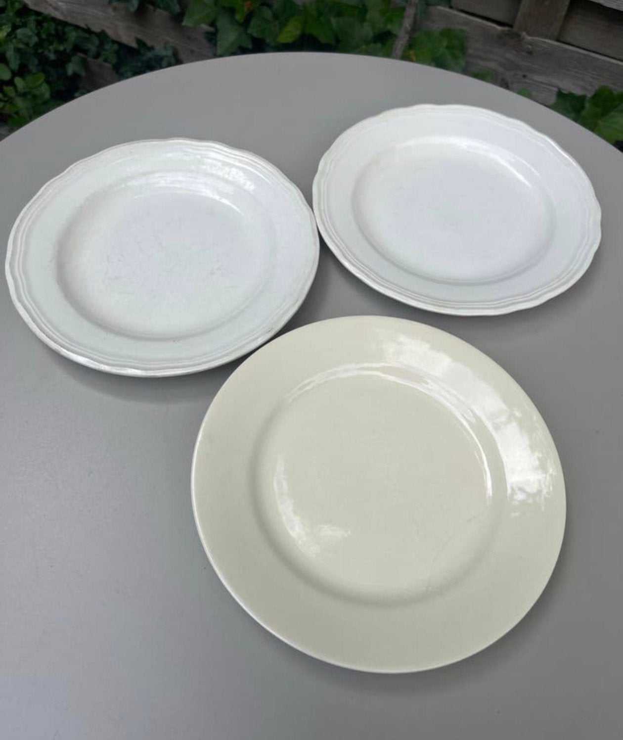 Set van 3 Vintage Boch Frères La Louvière Borden, Ophalen of Verzenden