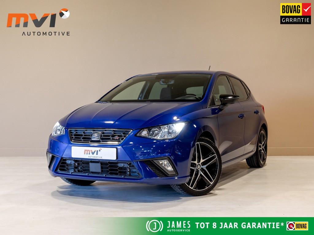 Seat Ibiza 1.0 TSI FR / 110pk / Apple Carplay / Achteruitrij, Stof, Met garantie (alle), Blauw, Ibiza