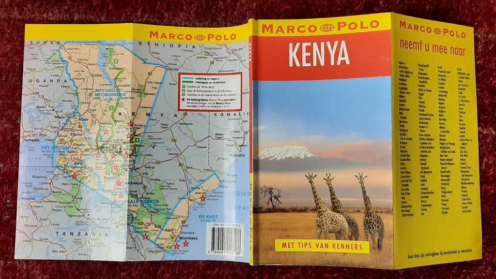 Marco Polo Kenya Kenia reisgids, zgan!, Europa, Marco Polo, Ophalen of Verzenden, Zo goed als nieuw
