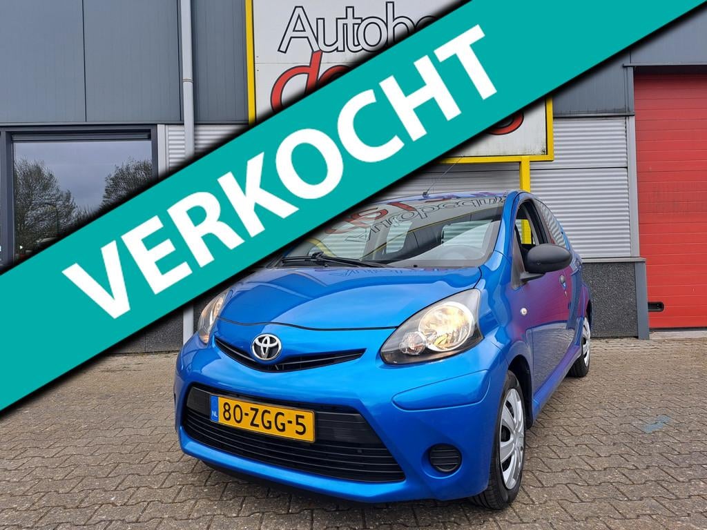 Toyota Aygo 1.0 VVT-i Comfort hele mooie,airco nw APK., Auto's, Toyota, Voorwielaandrijving, Euro 5, Stof, Gebruikt