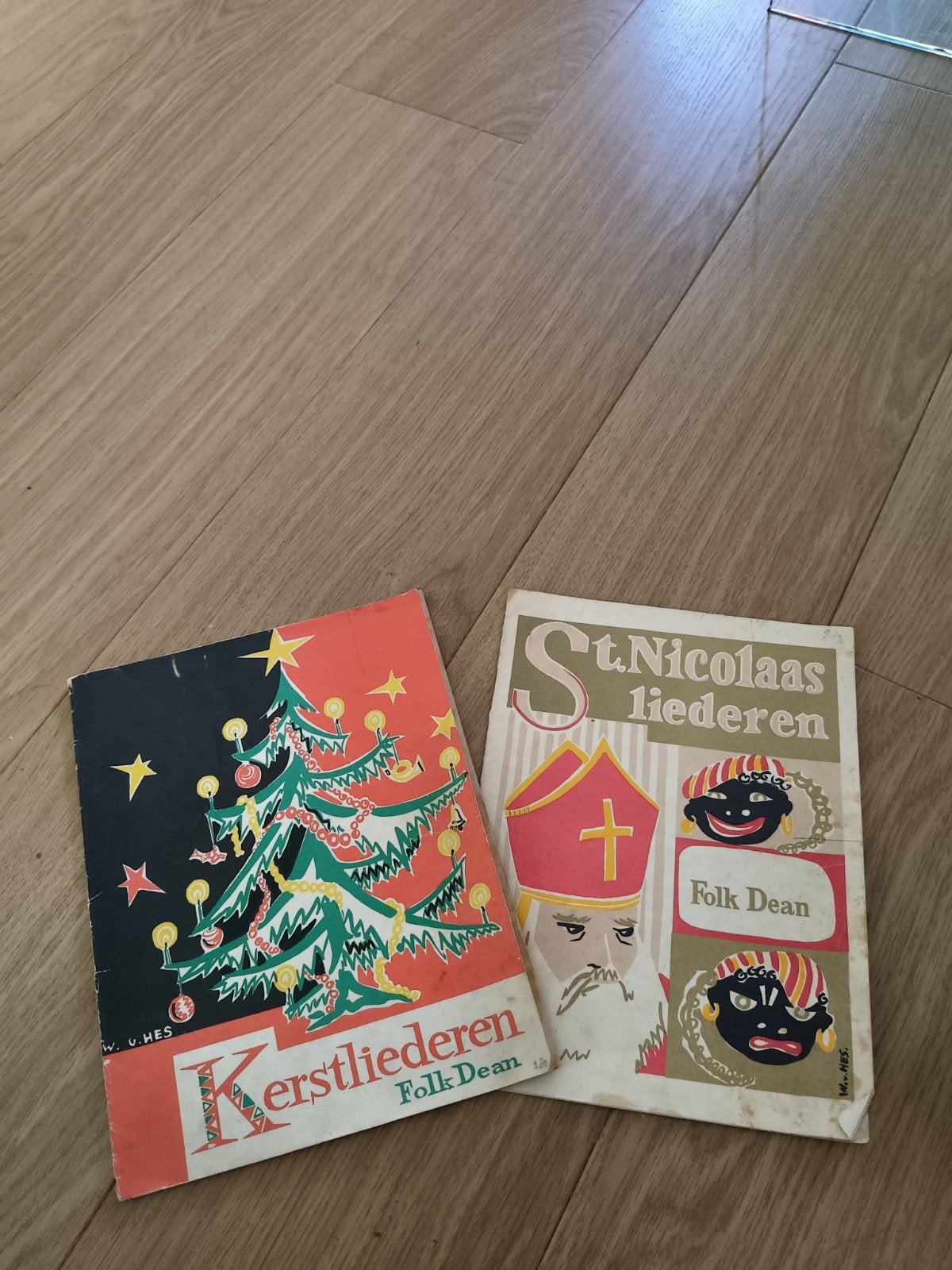 Vintage Kerst- en Sinterklaasliederen bladmuziek, Boeken, Ophalen of Verzenden, Gelezen, Algemeen, Folk-Dean