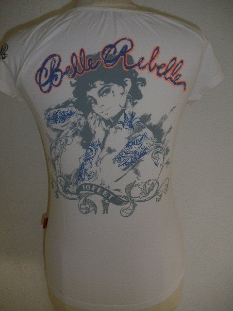 10 FEET t- shirt wit maat M, Maat 38/40 (M), 10 Feet, Wit, Ophalen of Verzenden