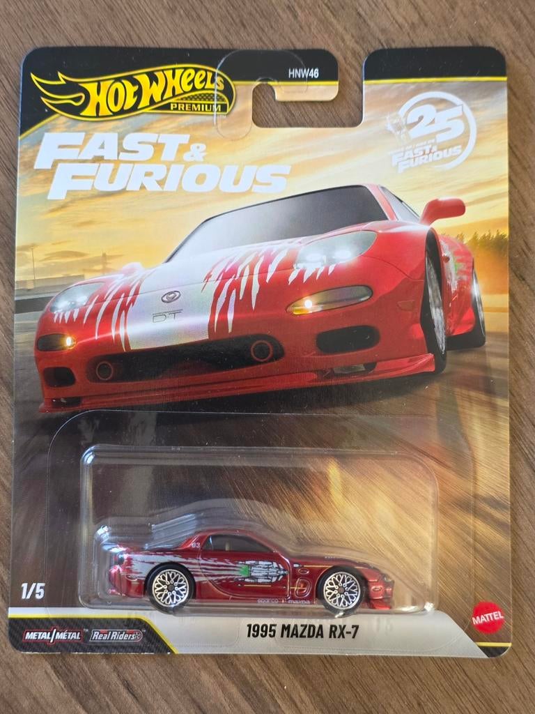 Hot Wheels Fast & Furious Chase Mazda RX-7, Ophalen of Verzenden, Nieuw