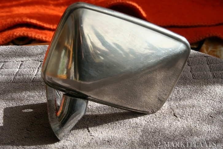 Van Opel Links compleet spiegel is chrome verstelbaar, Auto-onderdelen, Ophalen of Verzenden, Gebruikt, Oldtimer onderdelen