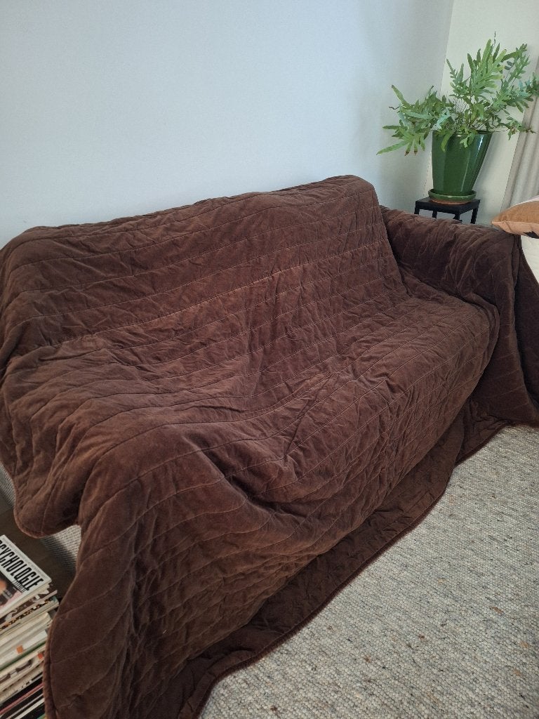 Bedsprei IKEA, Ophalen, Gebruikt, Bruin, Overige maten