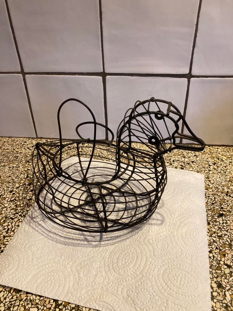 Leuke eiermand, Ophalen of Verzenden, Zo goed als nieuw, Rond, Overige materialen