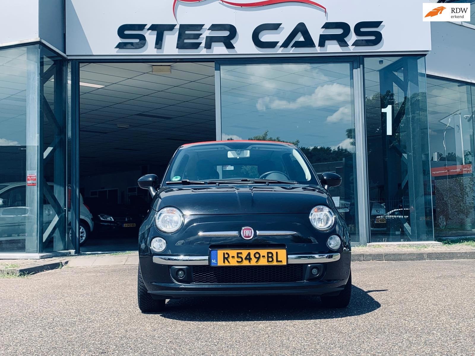 Fiat 500 C 1.2 Lounge, Cabrio, Airco, Nieuw APK, Onderhoud, Auto's, Fiat, Voorwielaandrijving, Euro 5, Gebruikt, Cabriolet