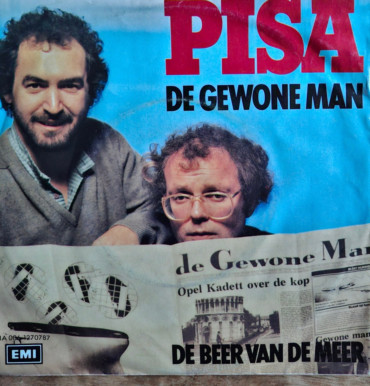 Pisa - De Gewone Man / De Beer Van De Meer (Single), Cd's en Dvd's, Ophalen of Verzenden, Gebruikt