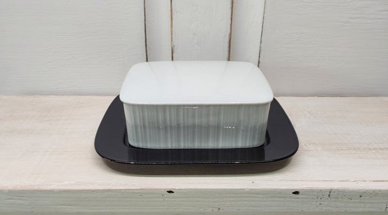 Rosenthal porcelaine Noire botervloot, ., Overige typen, Ophalen of Verzenden, .