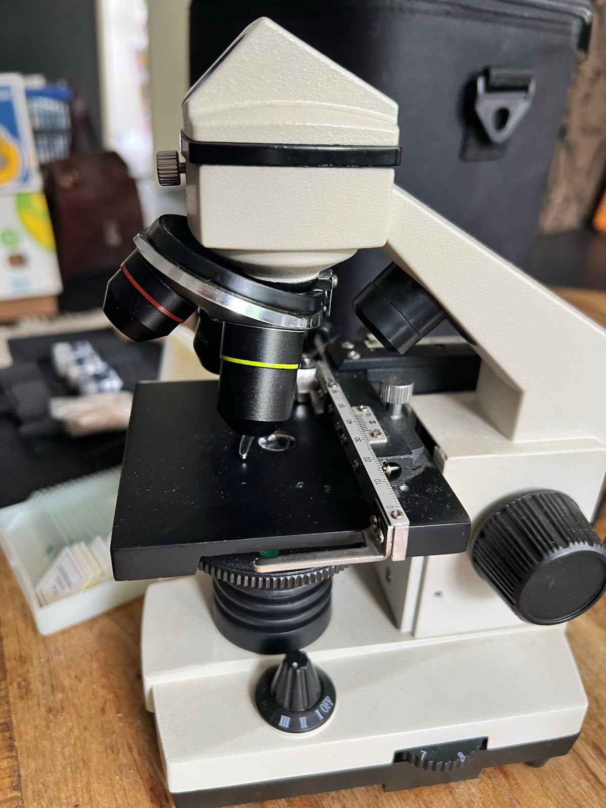 Bresser Biolux AL Microscoop met accessoires en koffer, Ophalen of Verzenden, Zo goed als nieuw, 400x tot 1000x, Biologische microscoop