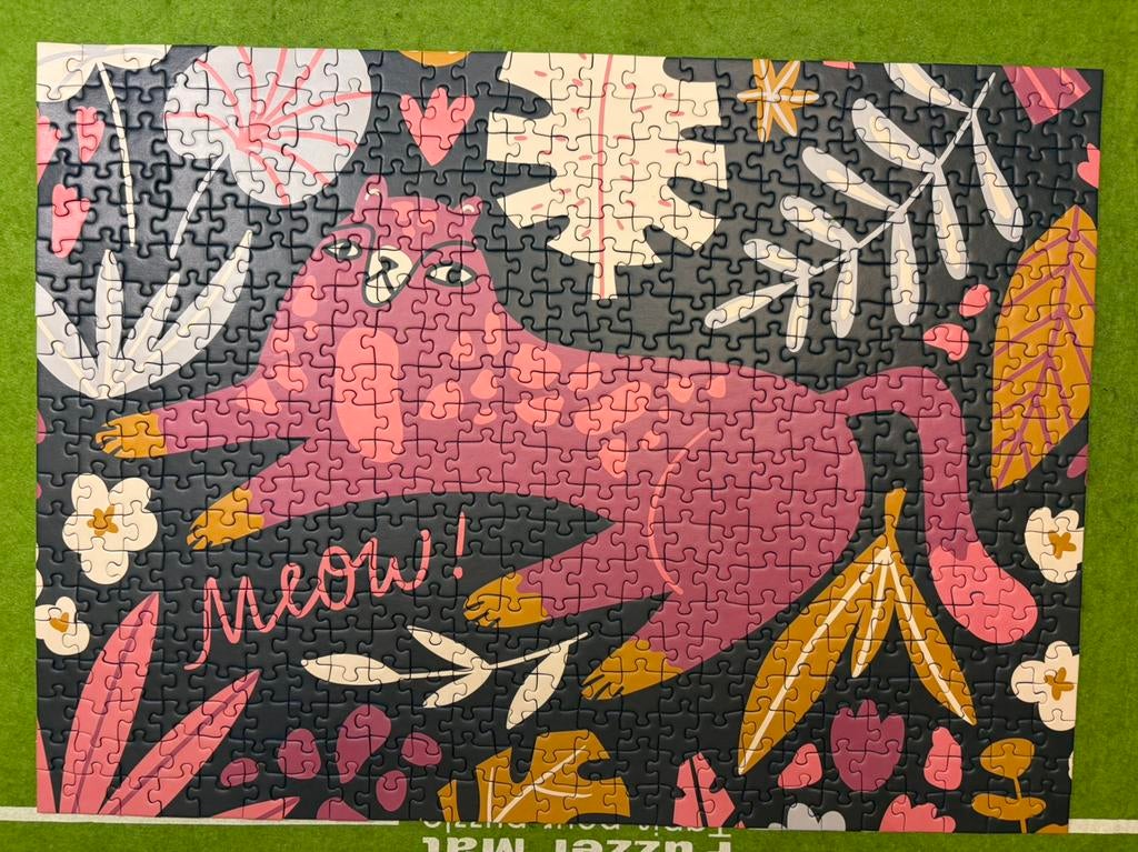 Ravensburger Puzzel 500 stukjes Trendy cat, Ophalen of Verzenden, 500 t/m 1500 stukjes, Zo goed als nieuw, Legpuzzel