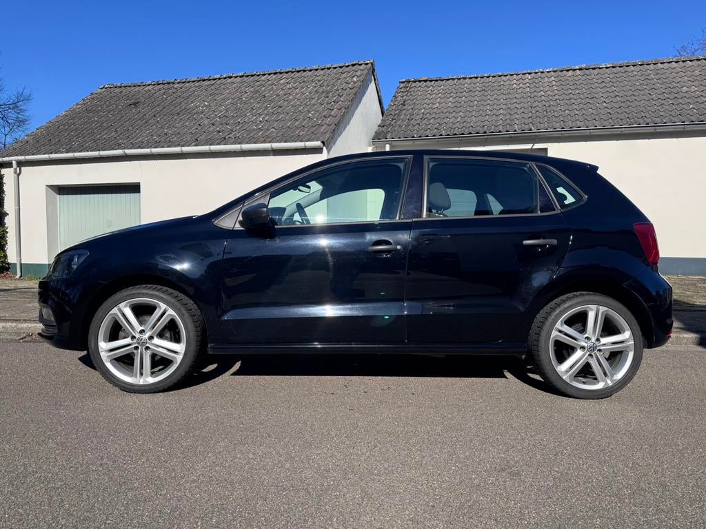 Volkswagen Polo 1.0 TSI 55KW 2014 Zwart, Auto's, Volkswagen, Voorwielaandrijving, 74 pk, Zwart, Handgeschakeld