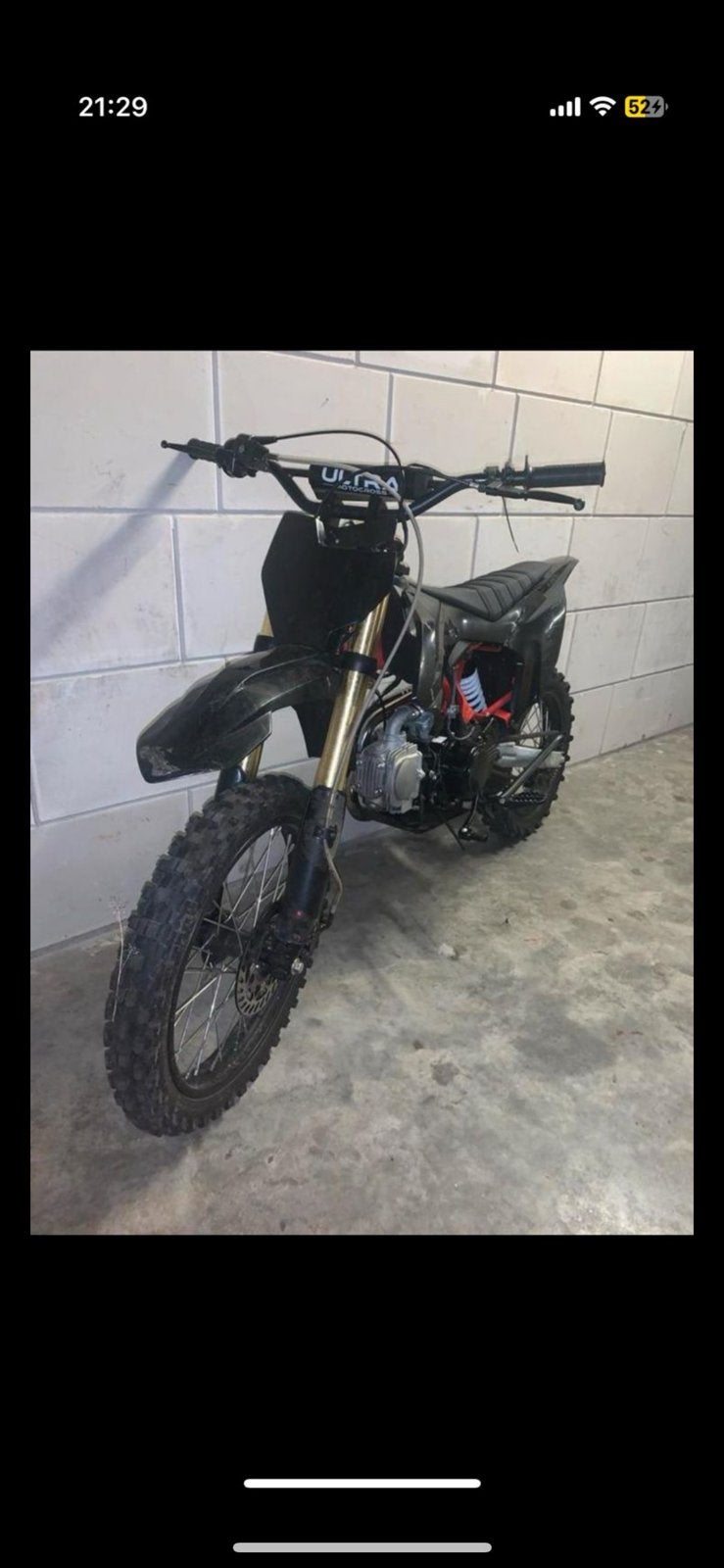 Pitbike 125cc, Ophalen, Zo goed als nieuw, Pitbike