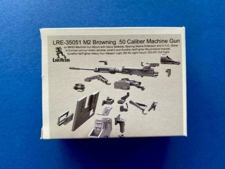 LiveResin	LRE35051	M2 Browning .50 Cal. MG on MK93 1/35, Verzenden, Nieuw, 1:35 tot 1:50