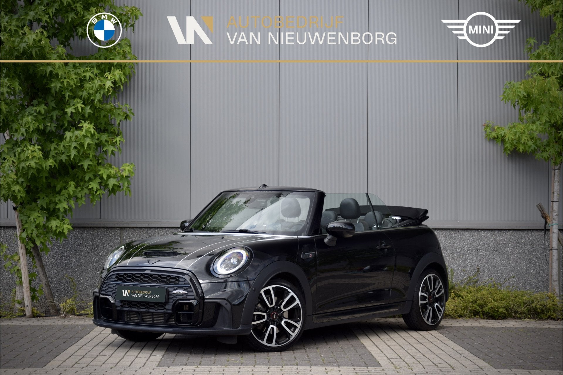 MINI Cabrio 2.0 Cooper S John Cooper Works | Harman Kardon |, Auto's, 1300 kg, Gebruikt, 4 cilinders, Zwart