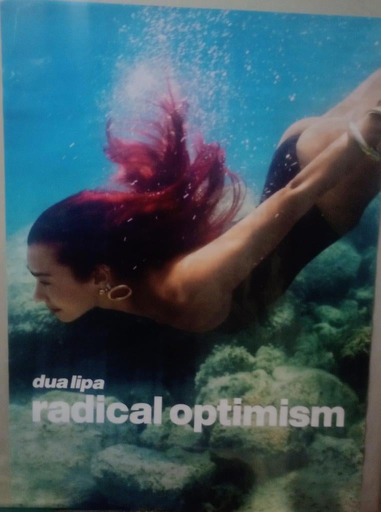 Dua Lipa - Radical Optimism poster, Ophalen of Verzenden, Zo goed als nieuw, A1 t/m A3, Muziek