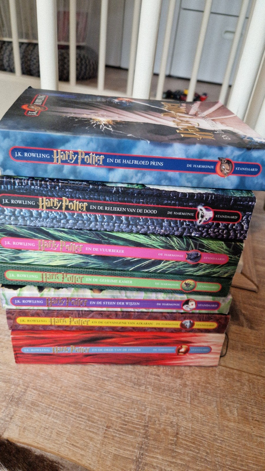 Complete Harry Potter Boekenserie (7 delen), Ophalen of Verzenden, Gelezen, J.K. Rowling, Fictie